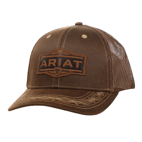 Ariat M&F Men's Brown Vintage Logo Cap