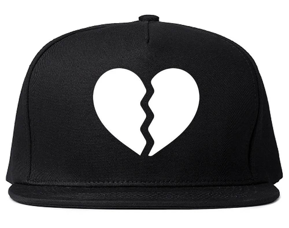 Broken Heart Snapback Hat