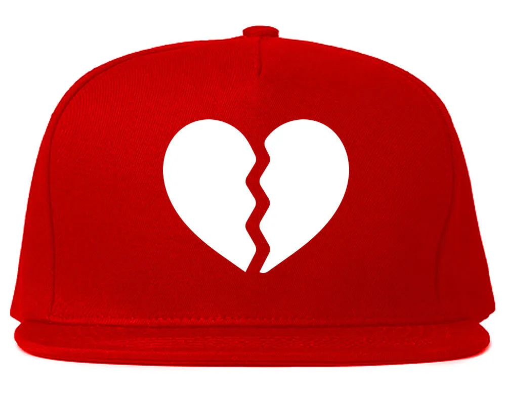 Broken Heart Snapback Hat