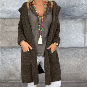 Casual and Loose Hooded Warm Sweater