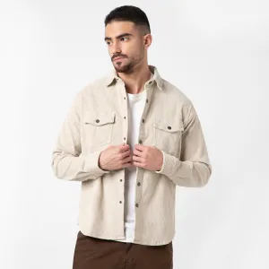 Corduroy Snap Overshirt