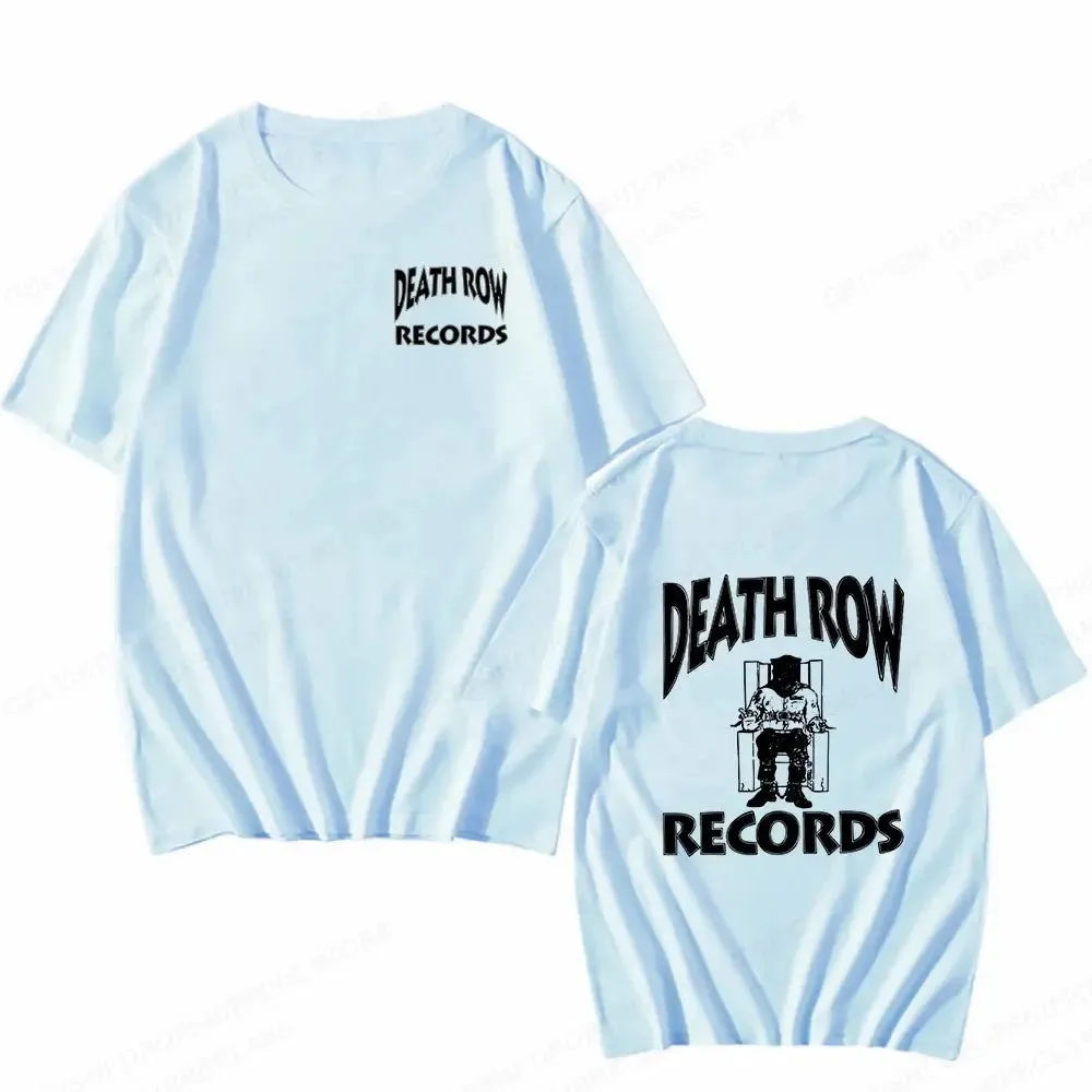 Death Row Records T Shirt Men Fashion T-Shirts Cotton Tshirt Kids Hip Hop Tops Tees Women Tshirt Summer Camisetas Boy Tees 2023