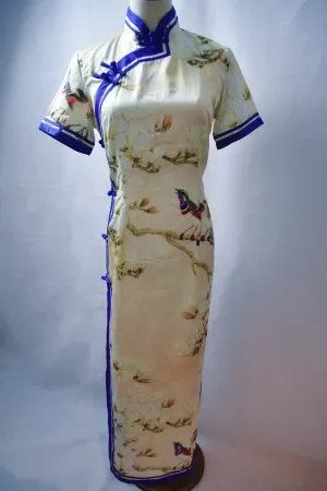 Elegant Silk QiPao/Cheongsam 90/76/96, length 133