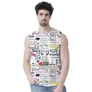 Harry Styles AOP Sleeveless T shirt