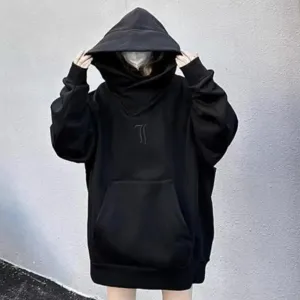 Hoodie Pullover Turtleneck Keep Warm Neck Protection Winter Hoodie   Men Hoodie  for Street