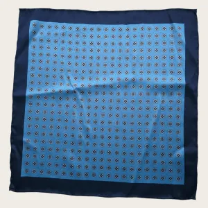 Light Blue Stylish and Elegant Silk Pocket Square