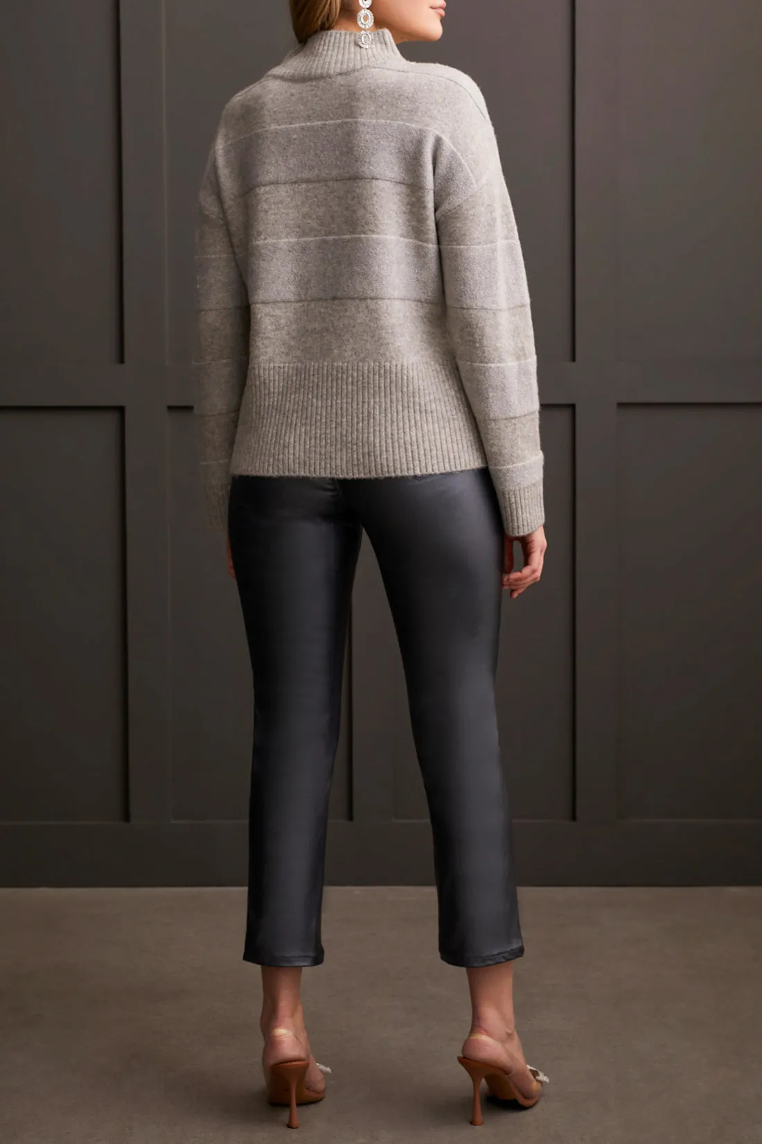 Long Sleeve Mock Neck Sweater