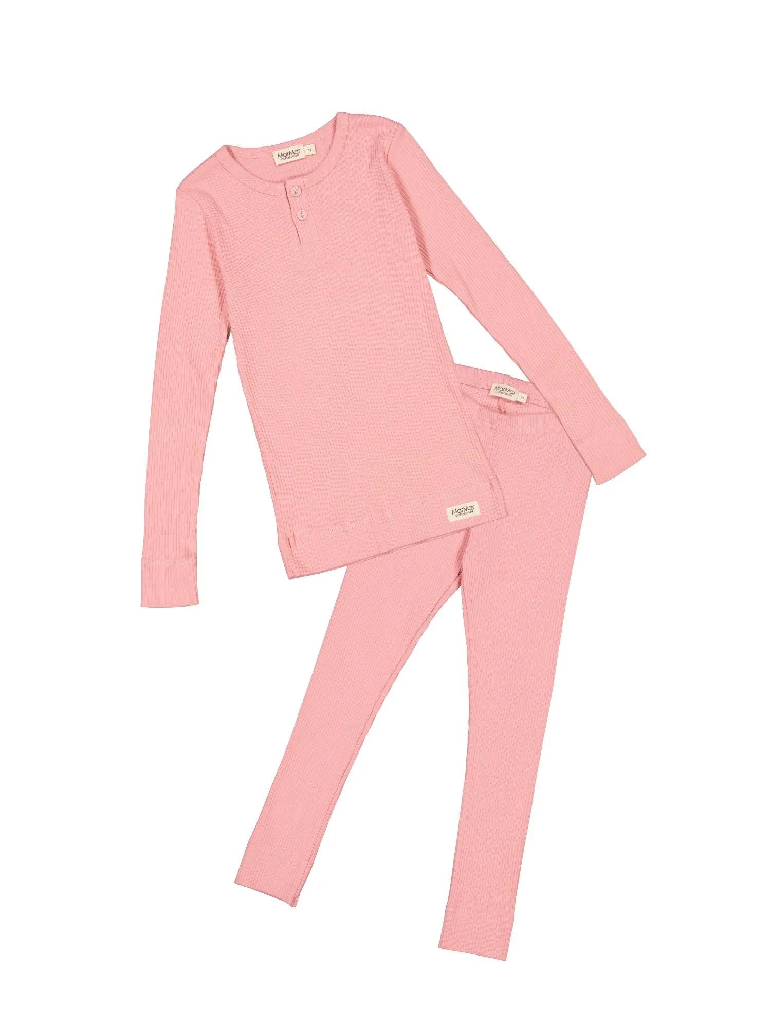 Long Sleeve Rib Henley & Leggings Set