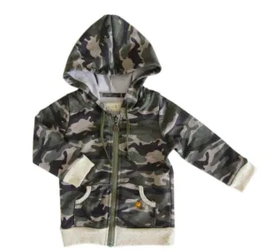 Miki Miette - Nick Zip Hoodie in Harlem Camo