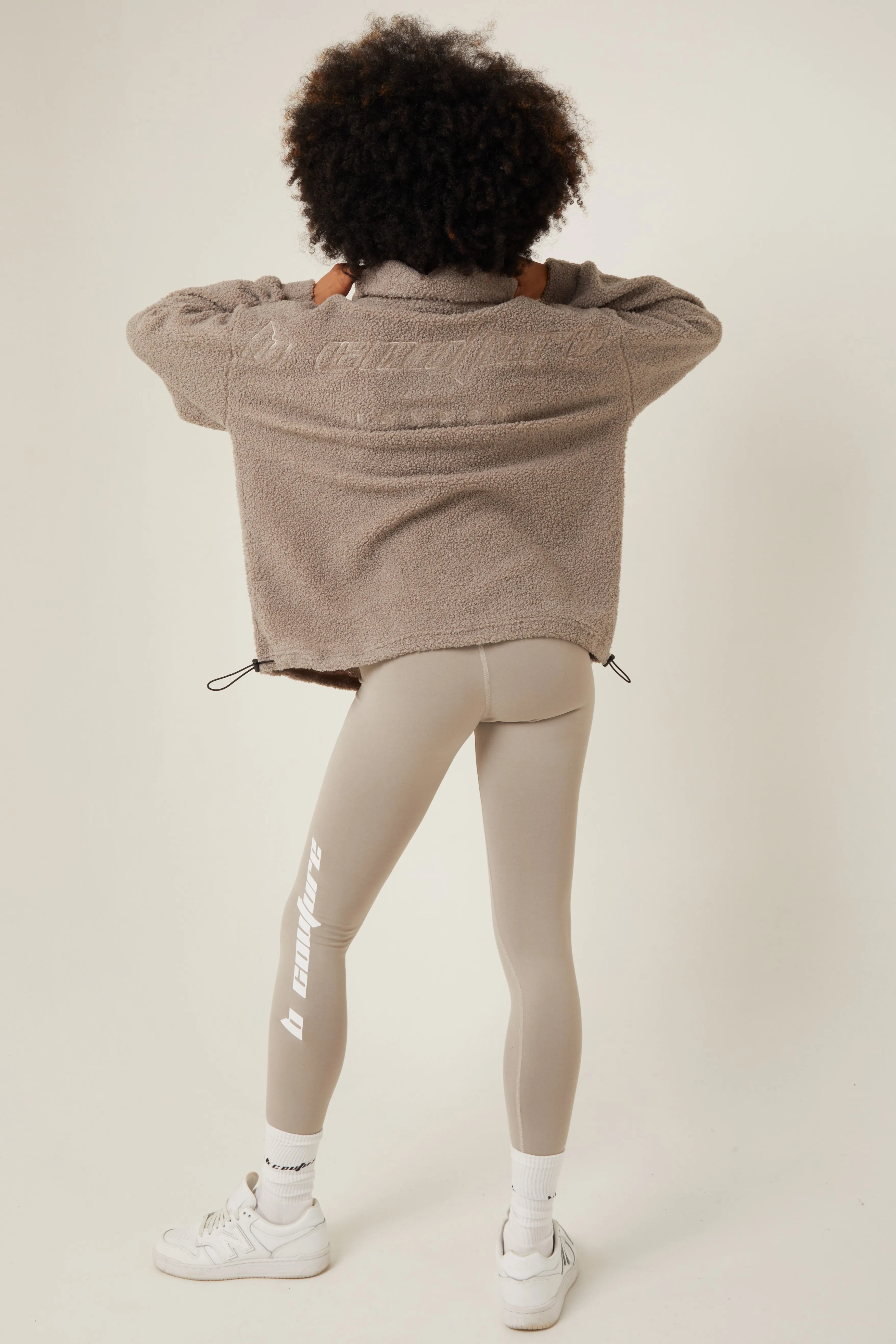 Oak Hill Borg Jumper & Leggings Set - Stone