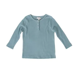 Peggy Halo Henley In Bluesurf