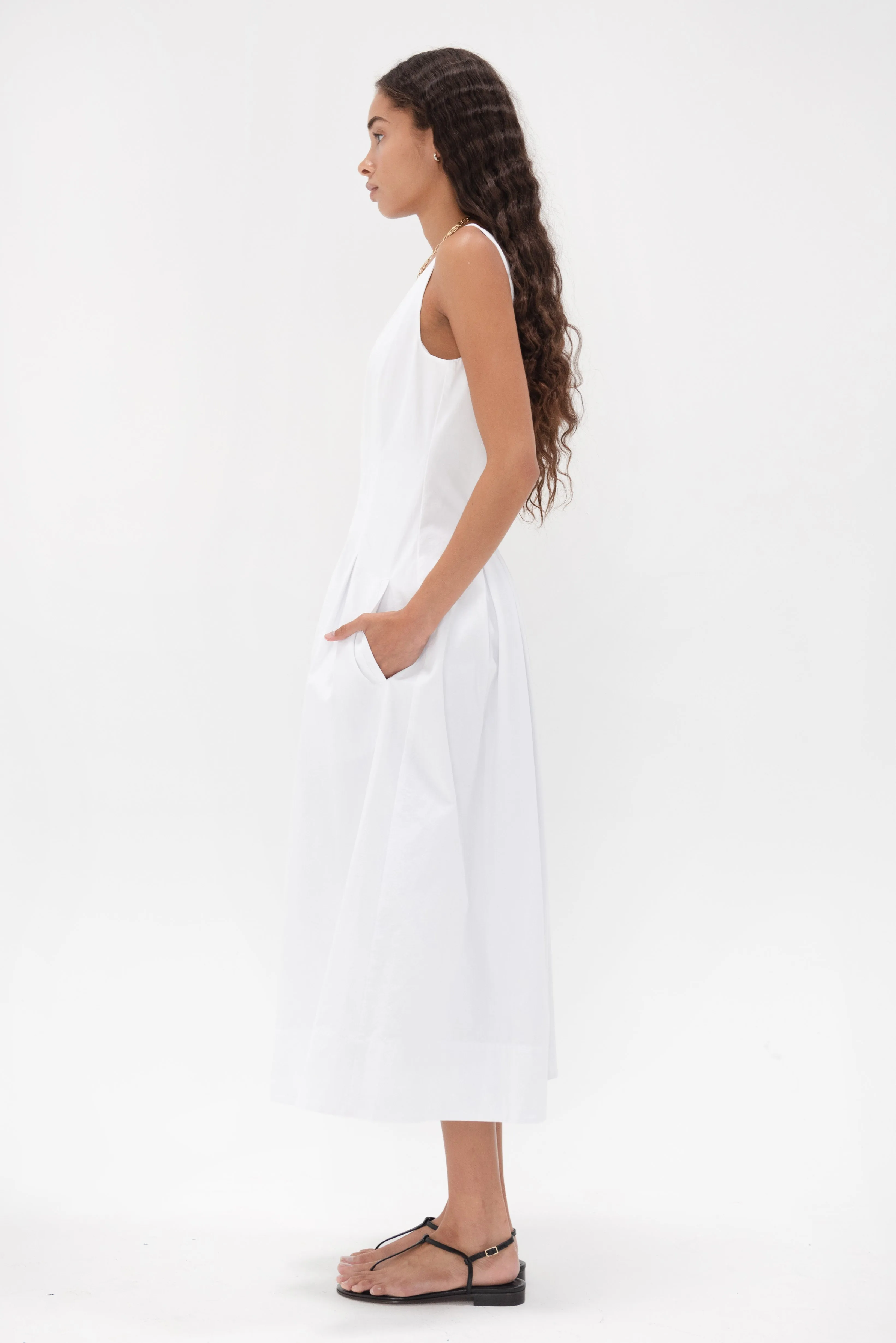 Shelby Dress, White