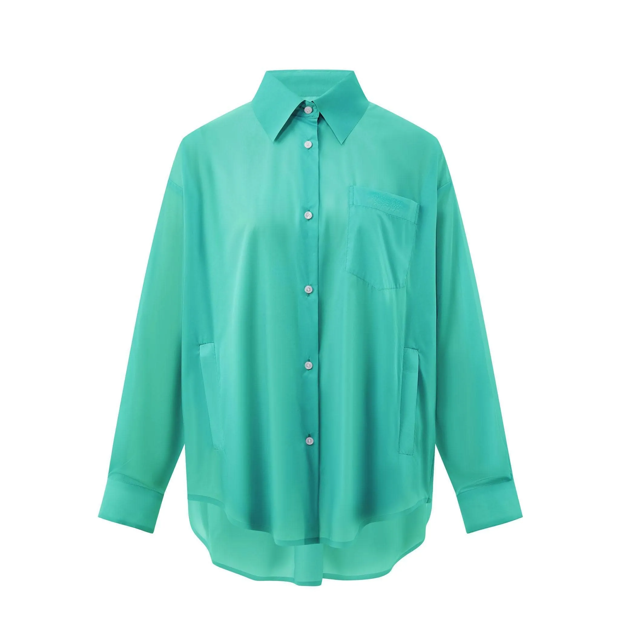 Silk Blend Summer Protection Relaxed Shirt