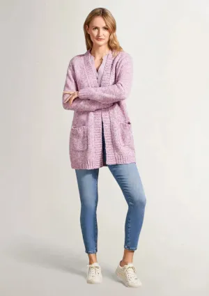 Sofia Sweater Cardigan - Lavender Blush