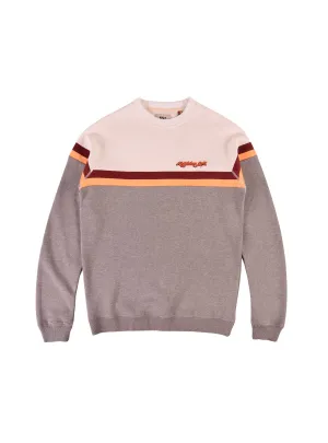 SWEATSHIRT COLOR BLOCK AND FRONT PRINT